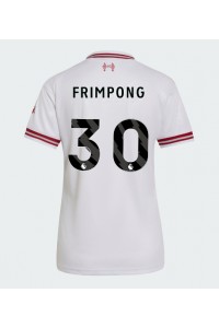 Liverpool Jeremie Frimpong #30 Jalkapallovaatteet Naisten Vieraspaita 2026-27 Lyhythihainen